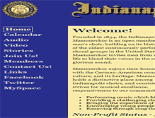 Tablet Screenshot of maennerchor.org